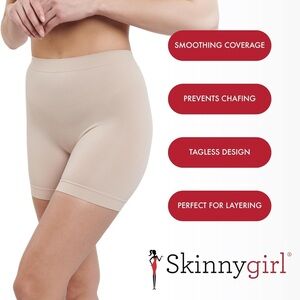 Skinnygirl - Women's Seamless Shaping Shorts - Cream, Rose, Black